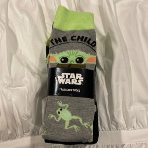 Star Wars The Child Crew Socks set of 7